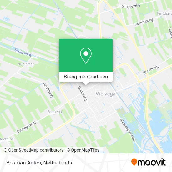 Bosman Autos kaart