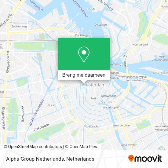 Alpha Group Netherlands kaart