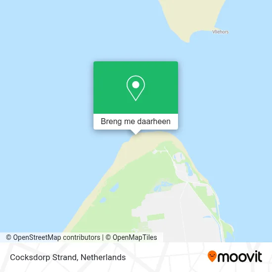 Cocksdorp Strand kaart