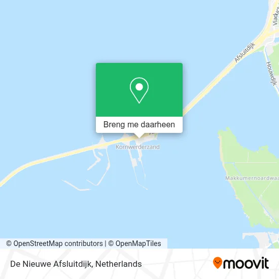 De Nieuwe Afsluitdijk kaart