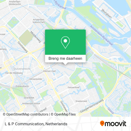L & P Communication kaart