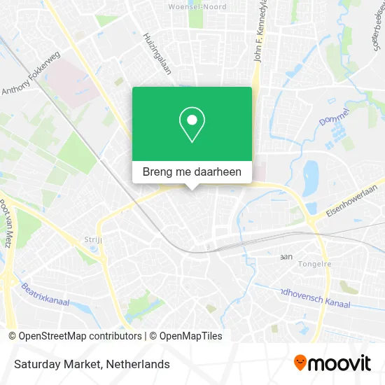 Saturday Market kaart