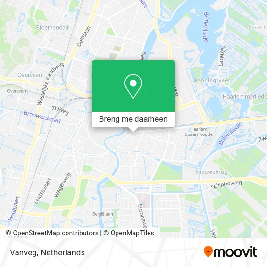 Vanveg kaart