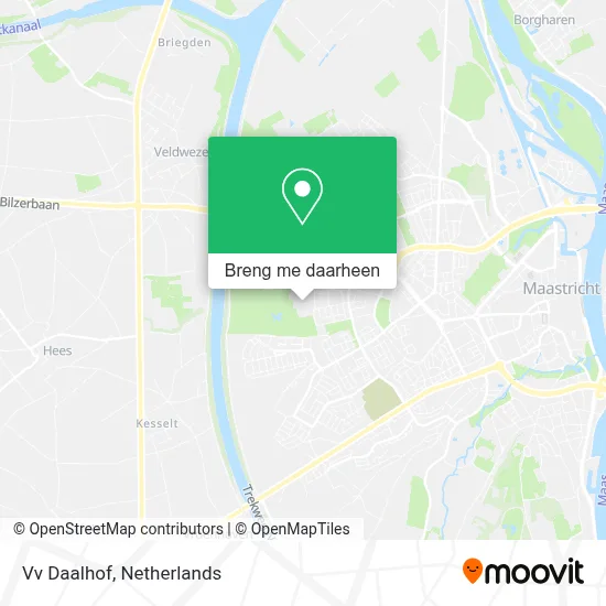 Vv Daalhof kaart