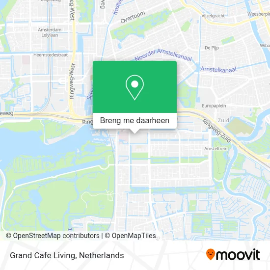 Grand Cafe Living kaart