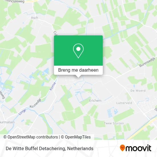 De Witte Buffel Detachering kaart