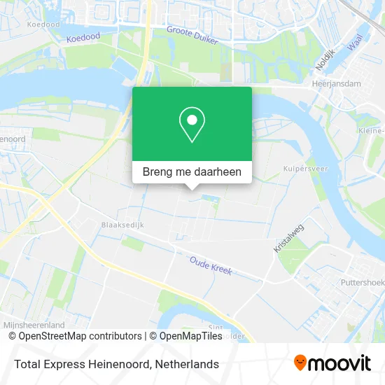Total Express Heinenoord kaart