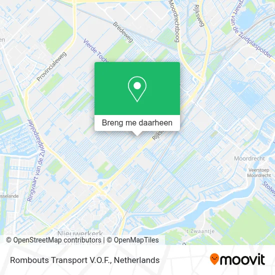 Rombouts Transport V.O.F. kaart
