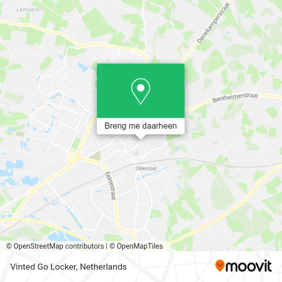 Vinted Go Locker kaart