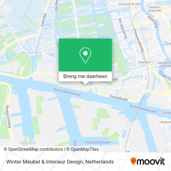 Winter Meubel & Interieur Design kaart