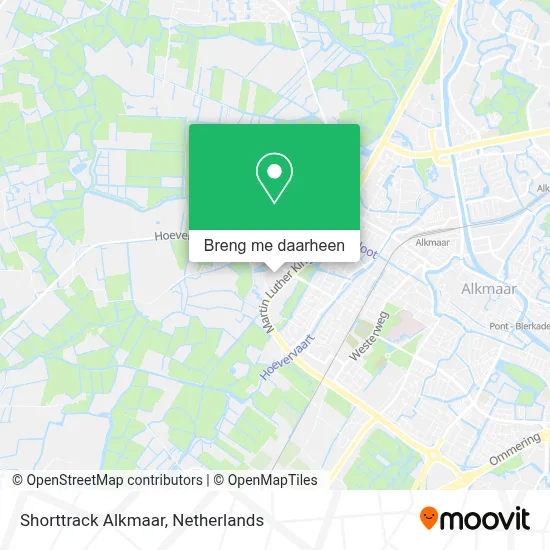 Shorttrack Alkmaar kaart