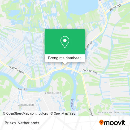 Briezs kaart