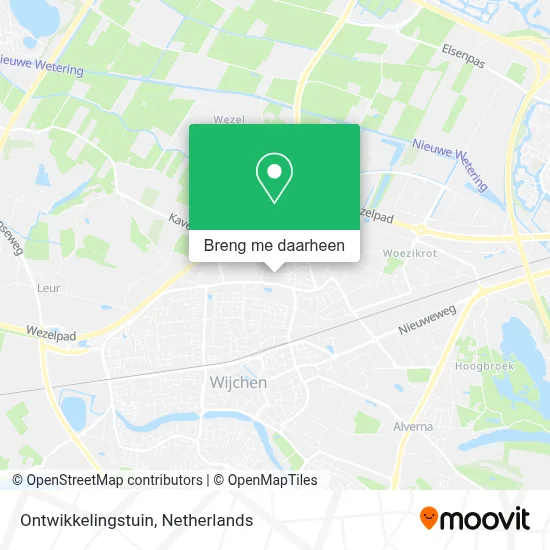 Ontwikkelingstuin kaart