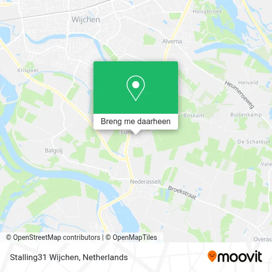 Stalling31 Wijchen kaart