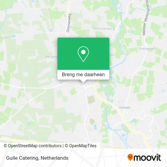 Gulle Catering kaart