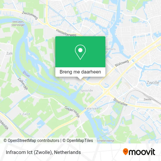 Infracom Ict (Zwolle) kaart