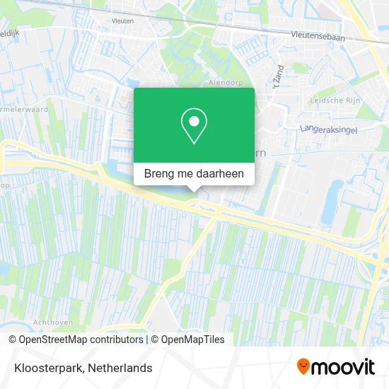 Kloosterpark kaart
