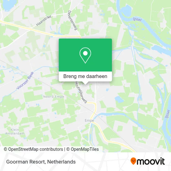 Goorman Resort kaart