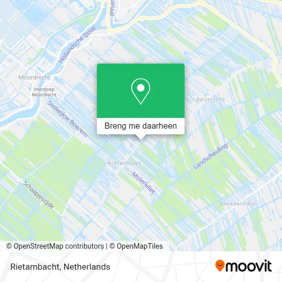 Rietambacht kaart