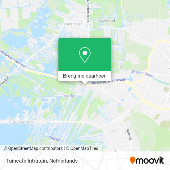 Tuincafe Intratuin kaart