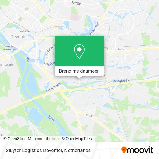 Sluyter Logistics Deventer kaart