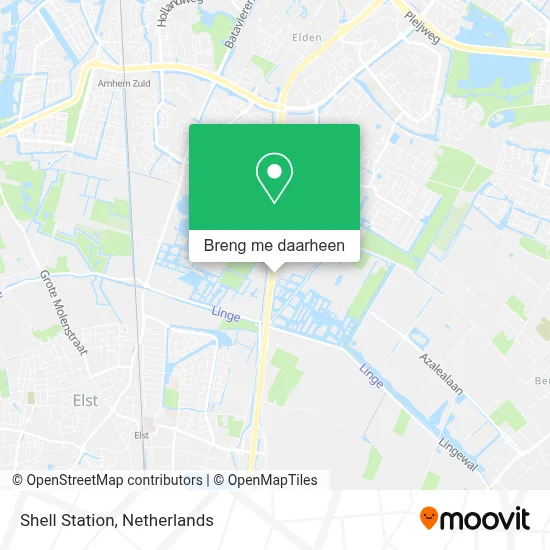 Shell Station kaart