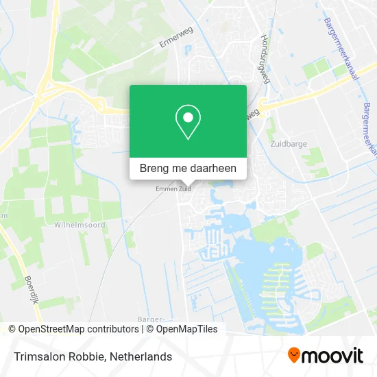Trimsalon Robbie kaart