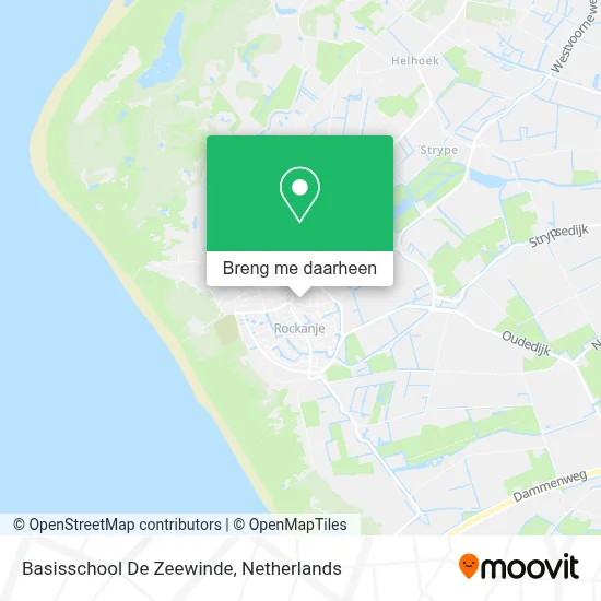 Basisschool De Zeewinde kaart