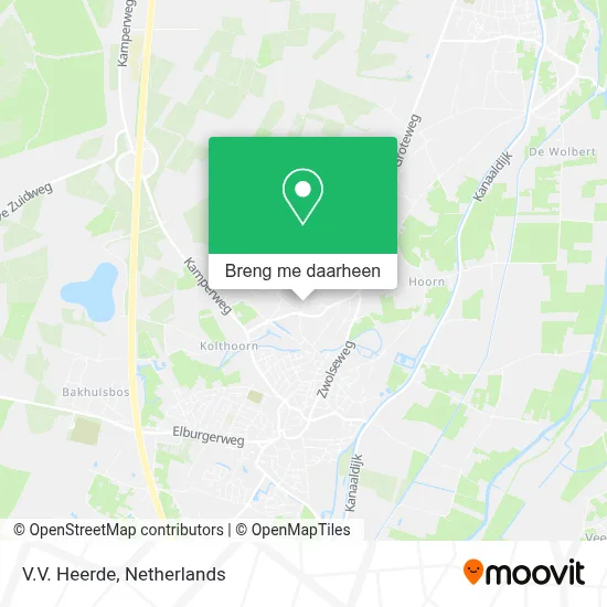 V.V. Heerde kaart