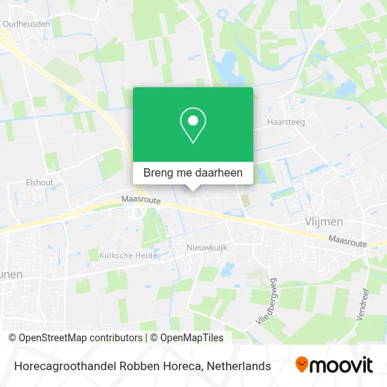 Horecagroothandel Robben Horeca kaart