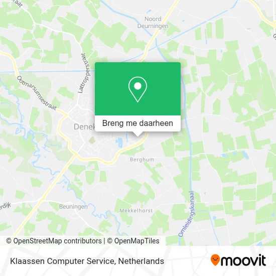 Klaassen Computer Service kaart