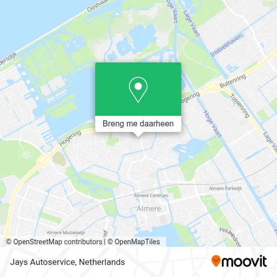 Jays Autoservice kaart