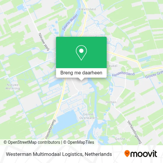 Westerman Multimodaal Logistics kaart