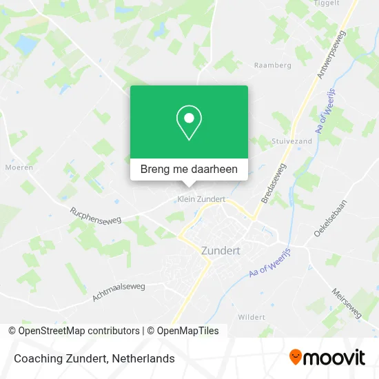 Coaching Zundert kaart