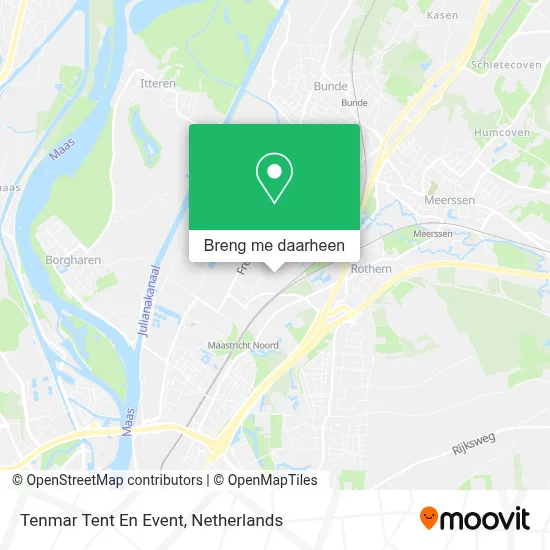 Tenmar Tent En Event kaart