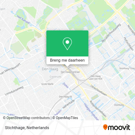 Stichthage kaart