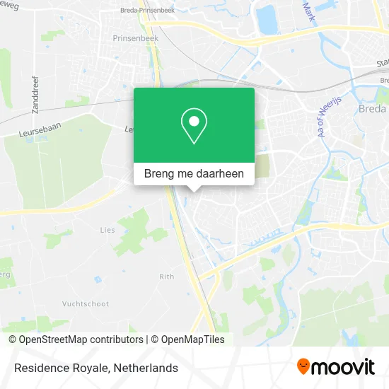 Residence Royale kaart