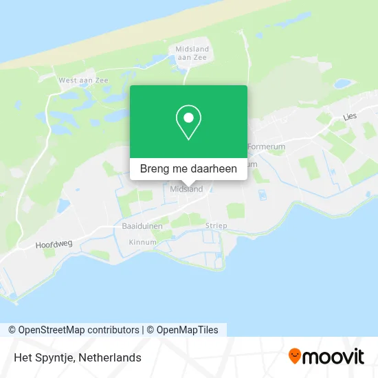 Het Spyntje kaart