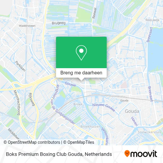 Boks Premium Boxing Club Gouda kaart