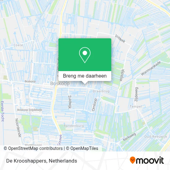 De Krooshappers kaart