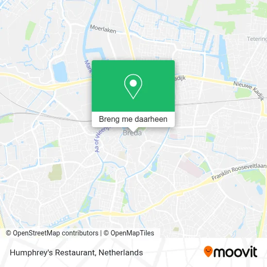 Humphrey's Restaurant kaart