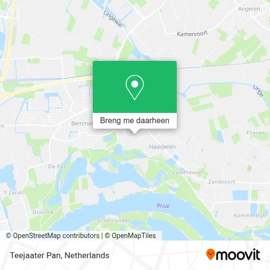 Teejaater Pan kaart