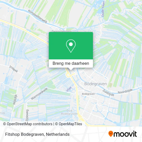 Fitshop Bodegraven kaart