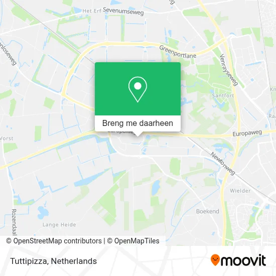 Tuttipizza kaart