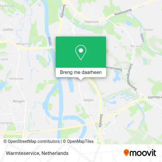 Warmteservice kaart