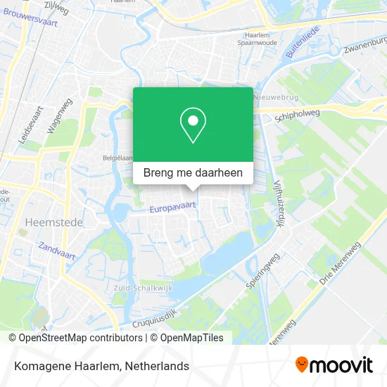 Komagene Haarlem kaart