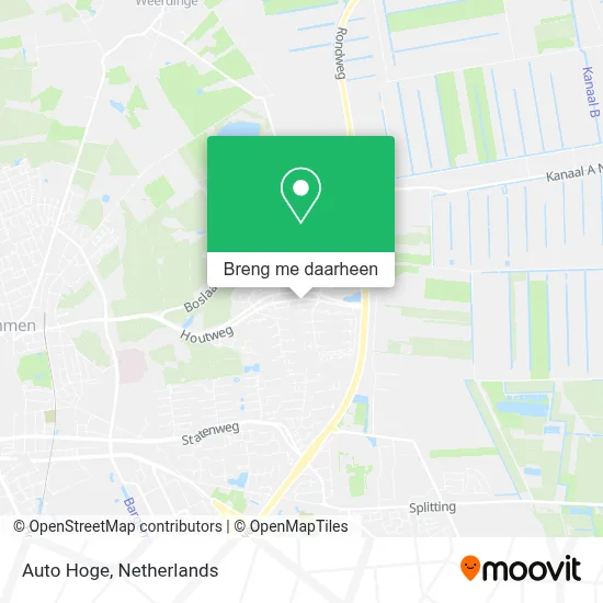 Auto Hoge kaart