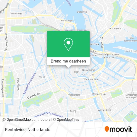 Rentalwise kaart