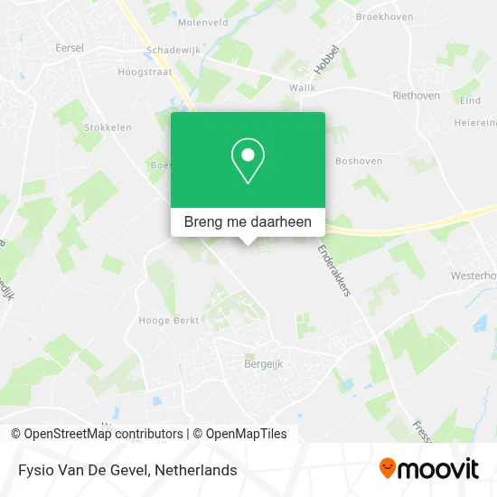 Fysio Van De Gevel kaart