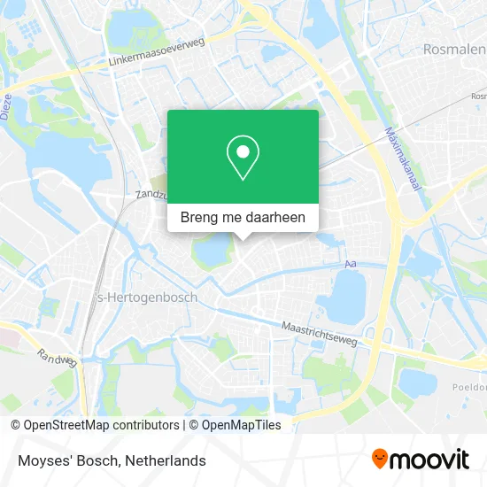 Moyses' Bosch kaart
